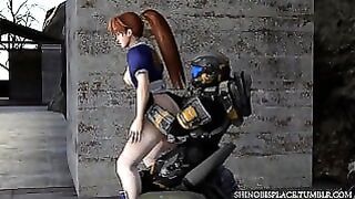 Kasumi & a Halo Spartan