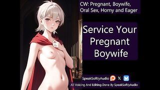 Your Pregnant Femboy BoyWife is Horny M/A