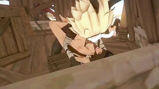 Candace and Dehya Sex With Hilichurls in the Teyvat Desert Oasis Genshin Impact Hentai Creampie 3D