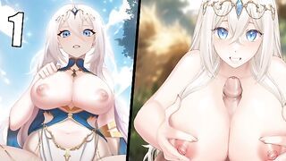 A Beautiful Fallen Goddes Gives TitsJob And Blowjob - 1 - Aura Hentai Cards