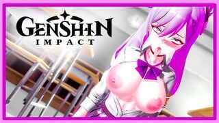 Genshin Impact - Keqing at school