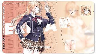 Erina agrees to taste your cock