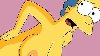 MARGE IS SURPRISED BY A COCK IN THE ASS THE SIMPSONS PORN