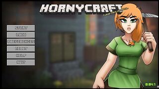 HornyCraft [Hentai game PornPlay ] Ep.3 Milking a minecraft furry cowgirl's huge tits