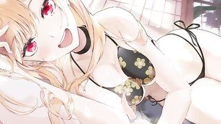Marin Kitagawa loves big fat cocks - Dress up darling JOI