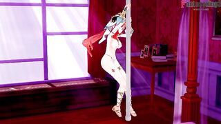 Nilou sexy streap tease with belly dancing and pole dance for you but ... | Genshin Impact