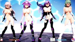 MMD R18 Neptunia Ghost Dance