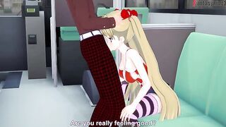 Airi Akizuki Sucking dick on the bus | 1 | Oni chichi | Full And Patreon: Fantasyking3