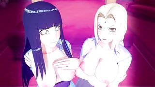HINATA AND TSUNADE GETS FUCKED GOOD AND BOY THEY SCREAM HARD! [NARUTO HENTAI]