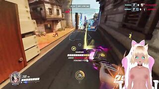 VTuber LewdNeko Healsluts in Overwatch Part 2