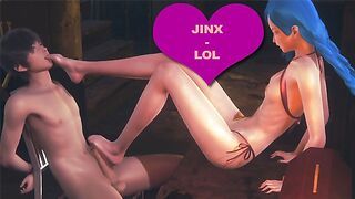 League of Legends Hentai - Jinx Part 4 (Uncensored)