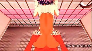 Sakura Haruno POV Sex in Public Shower