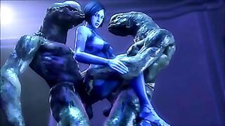 Cortana Fucking Aliens Pmv Videogame-porn