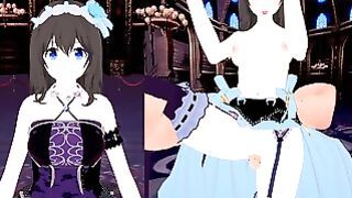 Virgin teen Fumika Sagisawa getting destroyed in Virtual Reality