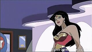 Superhero Anime Porn – Wonder Woman Vs Captain America