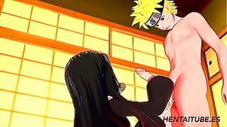Demon Slayer Naruto – Naruto Big Dick Having Fuck With Nezuko and Semen in Her Sexy Pussy 12