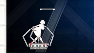 Busty girl gets dominated by fucking machine