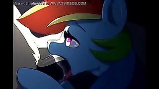 Rainbow Dash Sucking Huge Dick