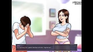 Stepsister Busted Us Spying on Her in the Shower L My Sexiest Gameplay Moments L Summertime Sagav0182 L Part 23