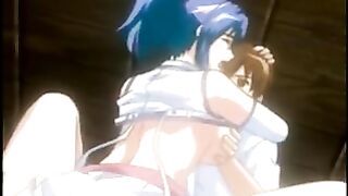 Big Hentai Tits Fuck a Horny Cock