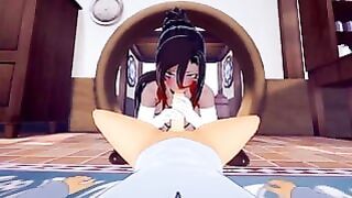 Naughty Ebony Futanari Babe Sylvia Pole Dance and POV Cock Ride