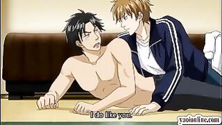 Gay guys trying kissing for the first time