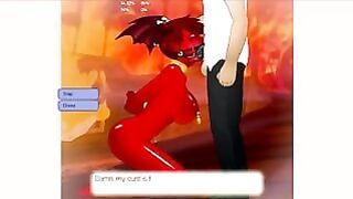 Deepthroat training for red dragon slut
