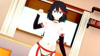 Fucked Ryuko Matoi in a Private Place (3d Hentai)