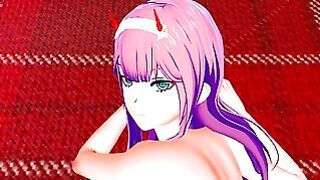 POV Sex Animton With Zero Two