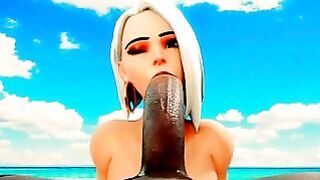 Ashe Deepthroat POV