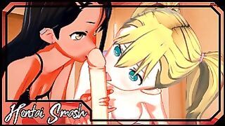 Nagatoro and Yoshi Fucking Senpai in a Threesome – Don’t Sex Toy With Me, Miss Nagatoro Hentai.