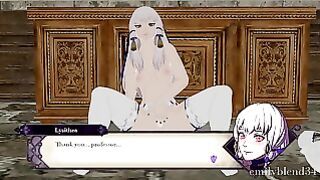 Horny Lysithea gets filled with fresh creampie by Byleth in Fire Emblem porn