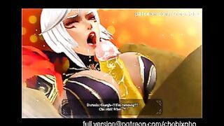 Busty Cia from Legend of Zelda Fucks With a Huge Monster Dick