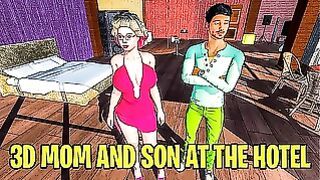 3d Mom and Son at the Guesthouse Room