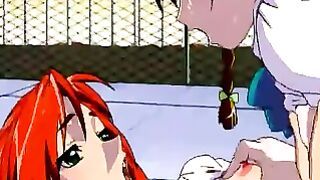 Rooftop Lesbians Fingerfuck Hentai Lick