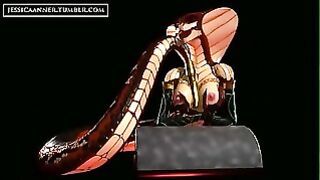 Cobra Girl Fucks Her Pussy With a Dildo