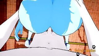 Vaporeon takes it from behind in ultimate Pokemon porn