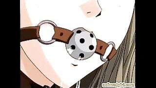 Ball Gagged Blonde MILF Gets BDSM Action from Naughty Teens