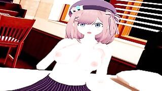 vr 360] Lulu Suzuhara Vtuber Suck the Boobs and Cowgirl