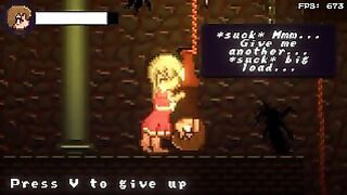 Drain Mansion gameplay, 2D sex game