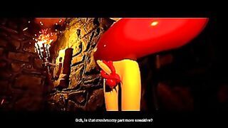 Tentacles playing with cocks in secret dungeon