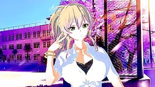 Hajimete No Gal: Fuck With Huge Boobs Waifu Yukana (3d Hentai)