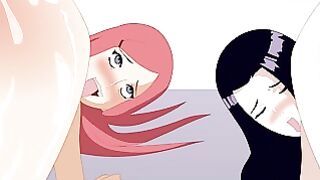 Kushina and Mikoto from Naruto gets pounded in their perfect asses