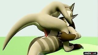 Aroused Furry Lizards Pussyfucking Vore