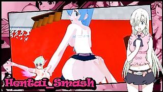 Elizabeth Liones Pov Doggystyle Coitus in Temple – Seven Deadly Sins Hentai.
