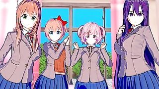 Ultimate Doki  Literature Club Harem Anime Porn