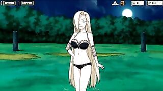 Gameplay of sex game from the Naruto world with Sakura and Hinata