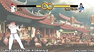 Fuck in This Xxx Parody of Street Fighter