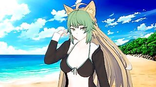 Fate Grand Order: Sexy Coast Sex With Atalanta (3d Hentai)