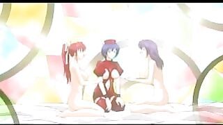 Three Horny Cunts Sex Toys Threesome